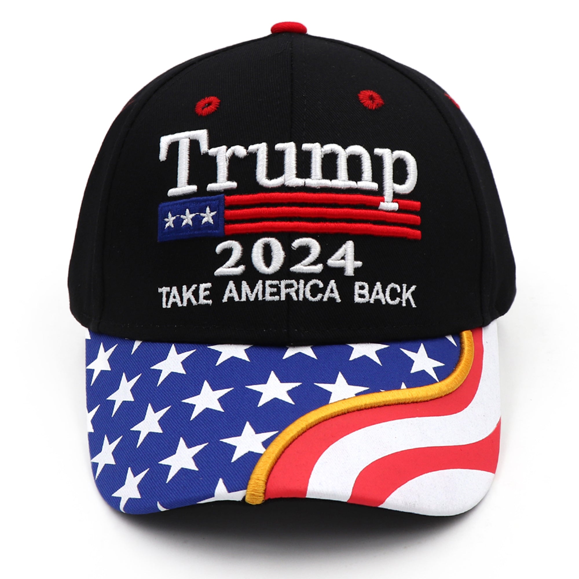 Trump 2024 Take America Back Black USA Hat Republican Dogs