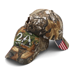 2nd Amendment Limited Edition Camo Embroidered Hat