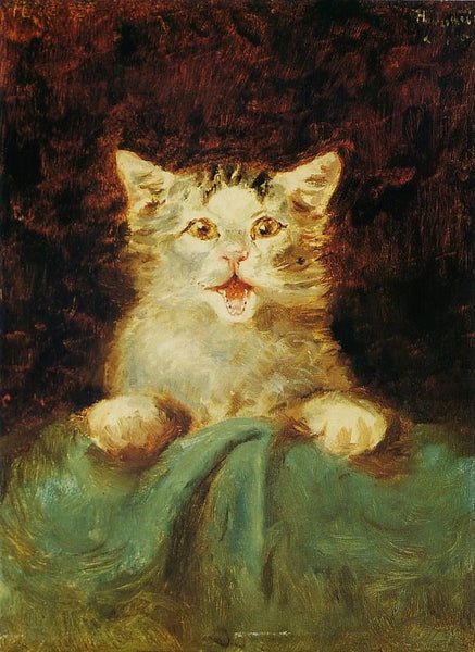 The Cat by  Henri de Toulouse-Lautrec - 1882