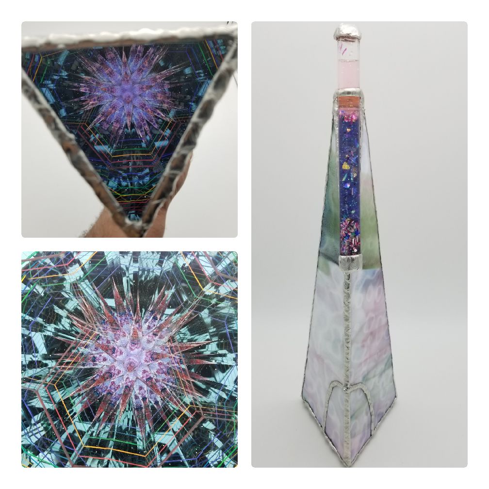 16 Inch Rainbow Star Kaleidoscope - Third Eye Tapestries