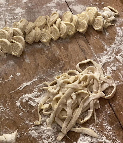 Italian Pasta Being Prepared 