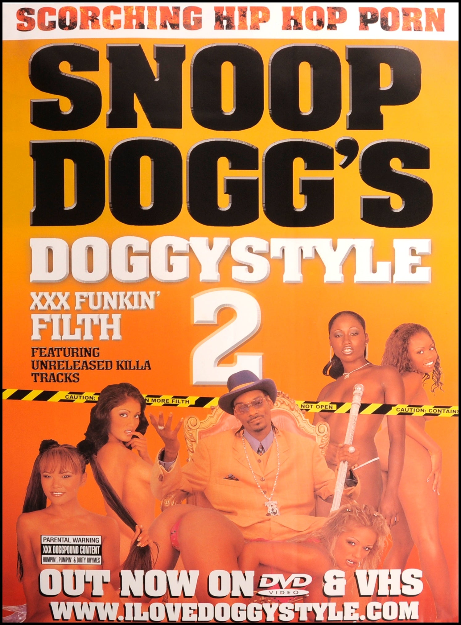 Snoop Dogg Porn Sex - Original Snoop Dogg poster for 'Doggystyle 2' â€“ Original Poster Shop