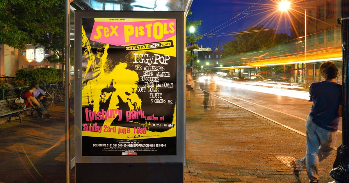 Sex Pistols The Filthy Lucre Tour Poster Original Poster Shop 