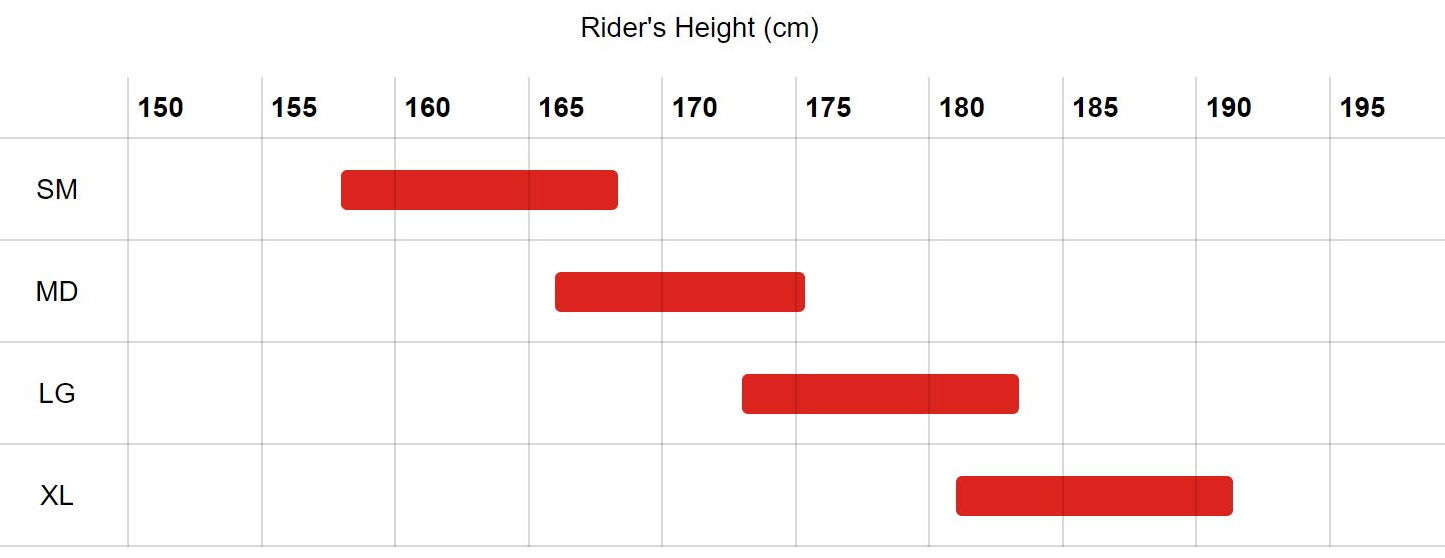 Cube Stereo Bike Sizing Chart