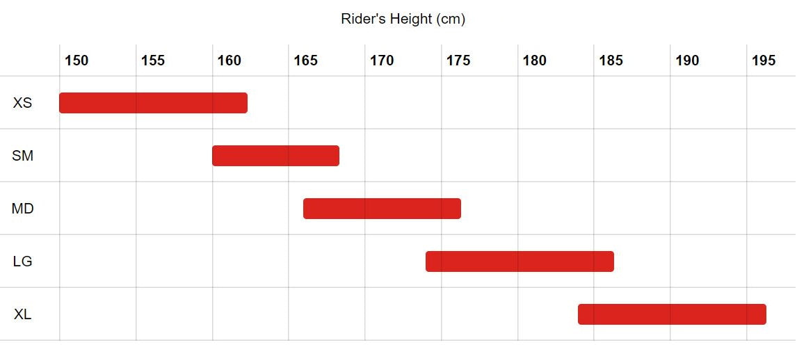 Cube Touring Hybrid Bike Sizing Chart