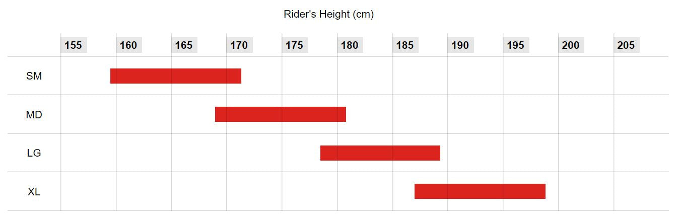 99 Bikes Merida Big Trail Sizing Chart