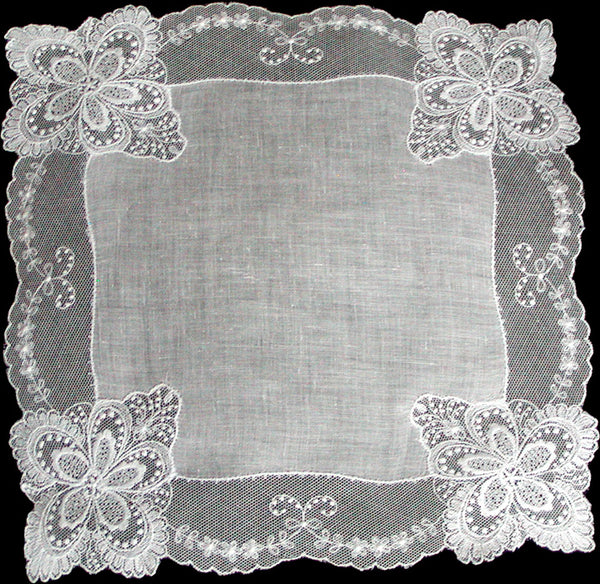 linen lace handkerchief