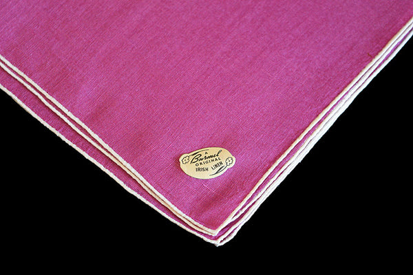 hand rolled linen handkerchiefs