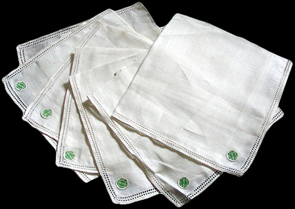 vintage irish linen handkerchief