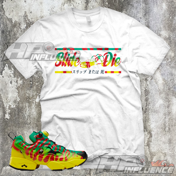 Sneaker Tee Reebok Instapump Fury Park "SLIDE OR DIE" Shoe Shirt – HP Influence