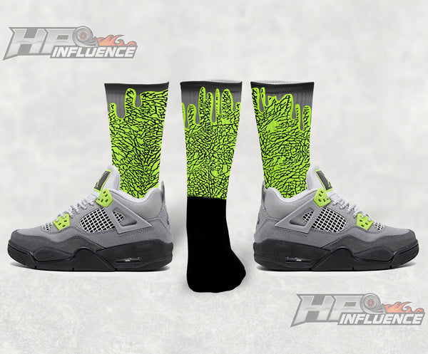 jordan neon socks