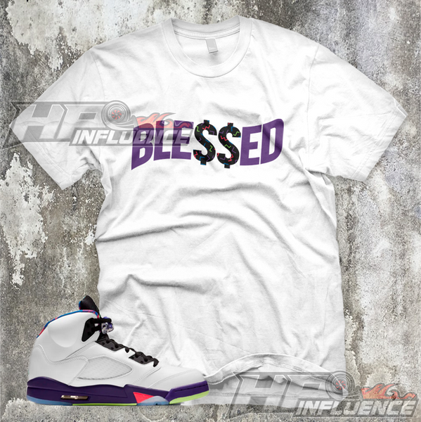 ghost green jordan 5 shirt