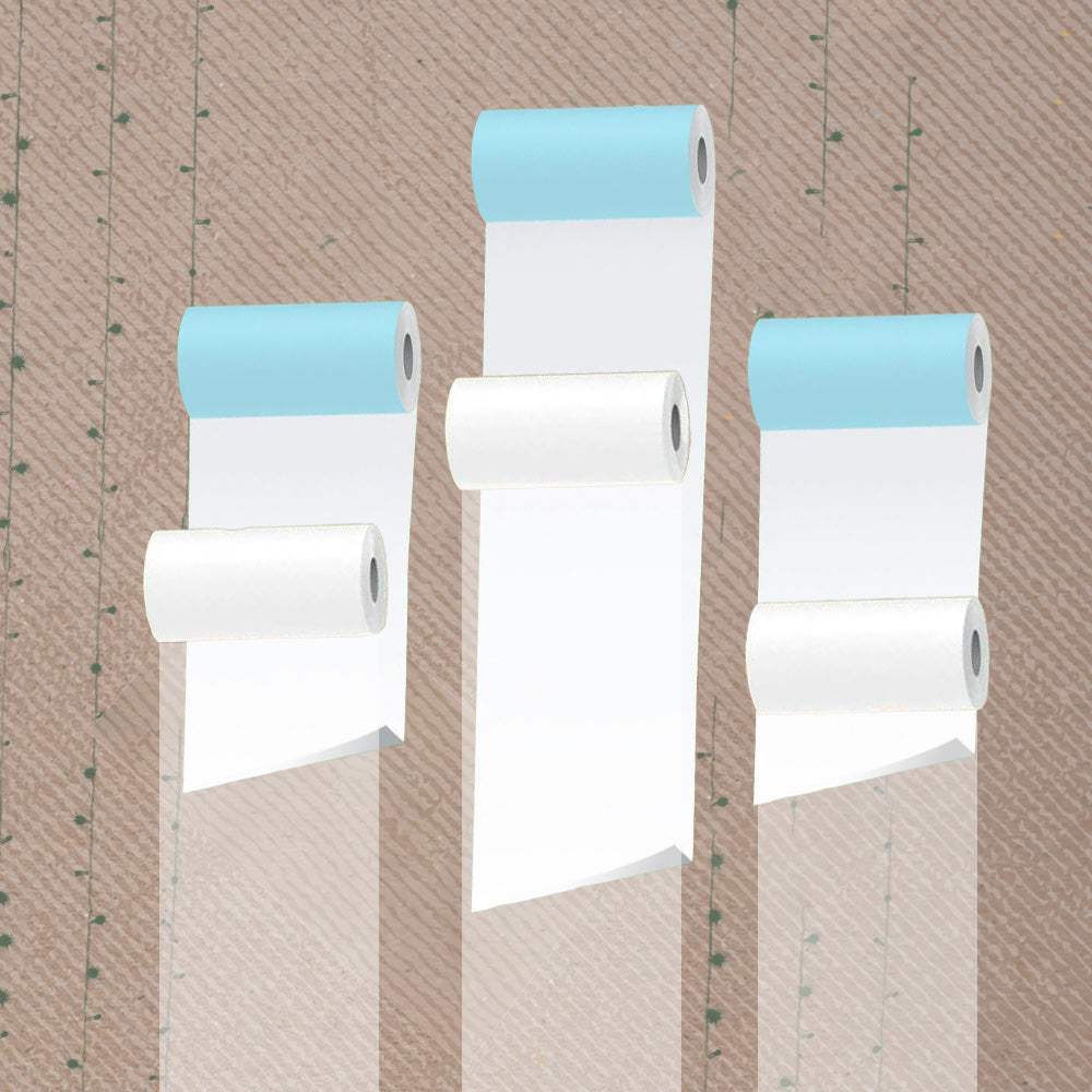 PoooliPaper® Sticky Semi-Transparent Paper 1 Roll (or 3 Rolls)