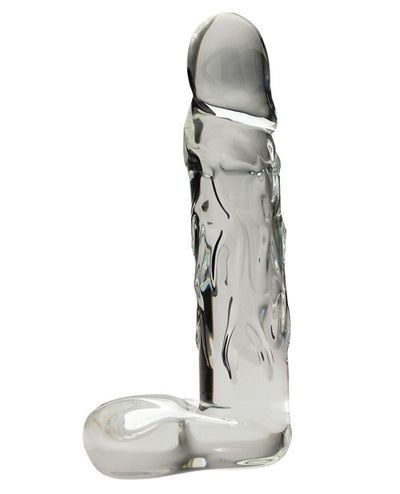 Blown Realistic Glass Large - Clear - Naughtyaddiction.com