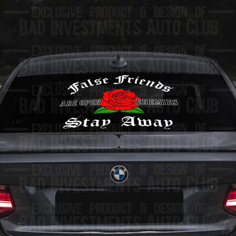 Always Take The Long Way JDM Windshield Banner by Bad Investments