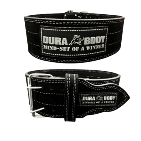 Hardcore Black Powerlifting Belt With Stainless Steel Buckle