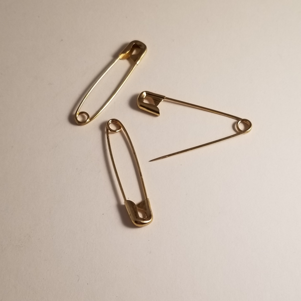 Fine Black Safety Pins – gather here online