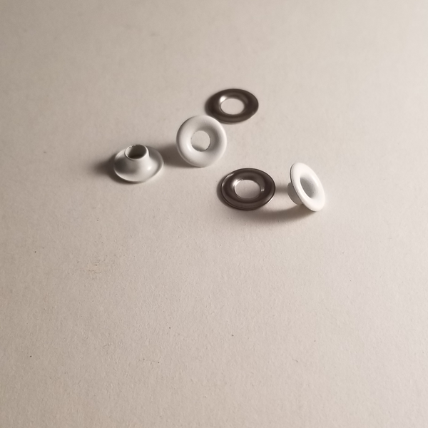 Round #15 (2'') Grommets and Washers - Black-Nickel(Fume)