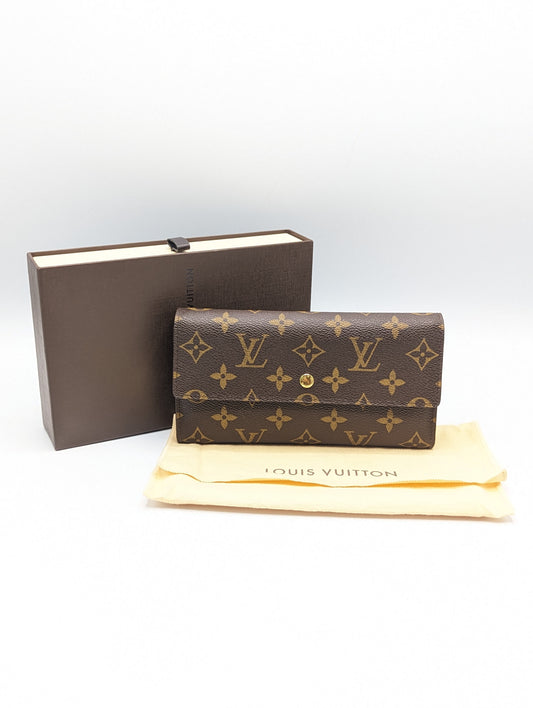 Louis Vuitton Damier Ebene International Trifold Wallet – Louis Lady