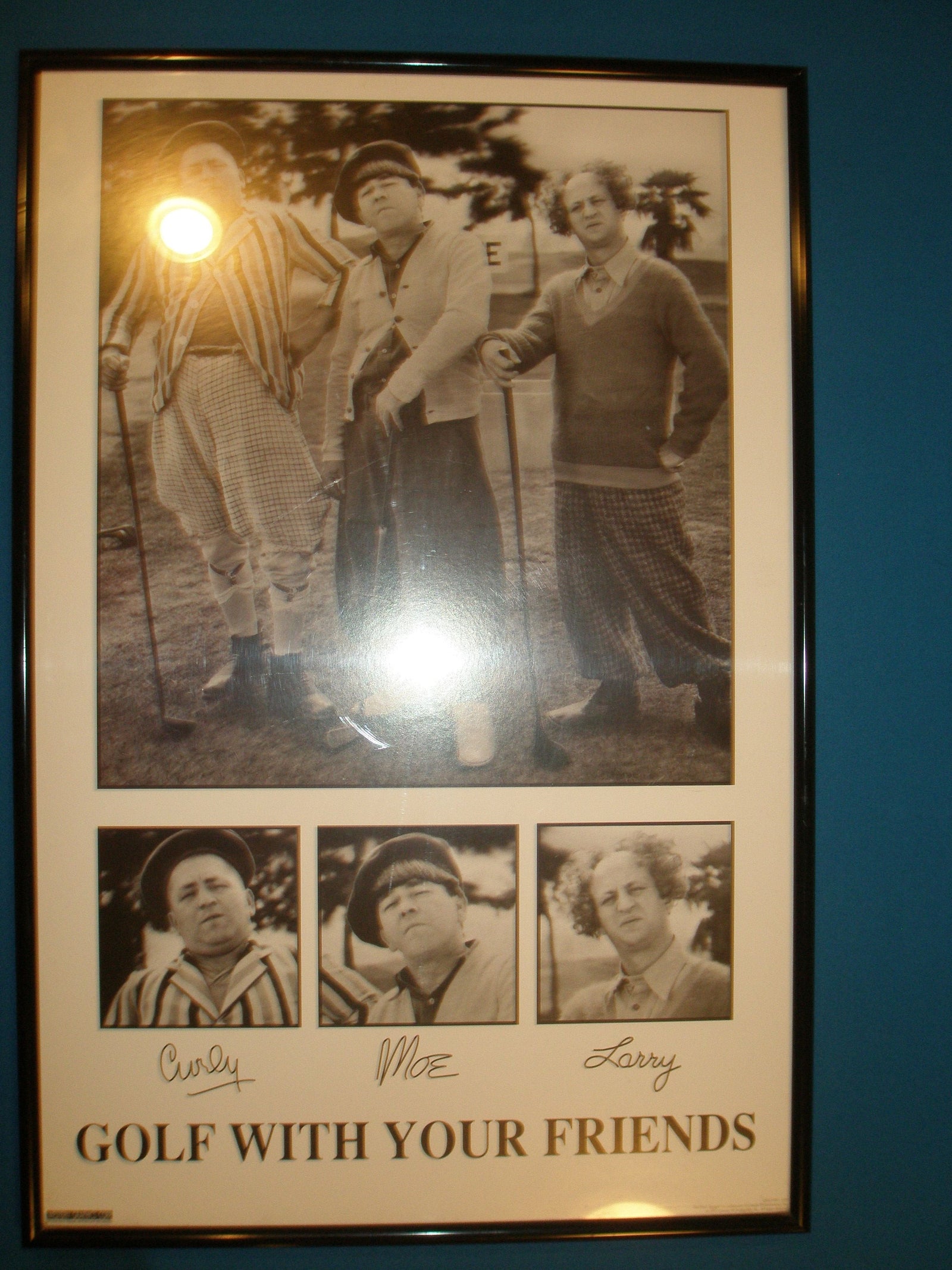 three stooges golf with your friends poster