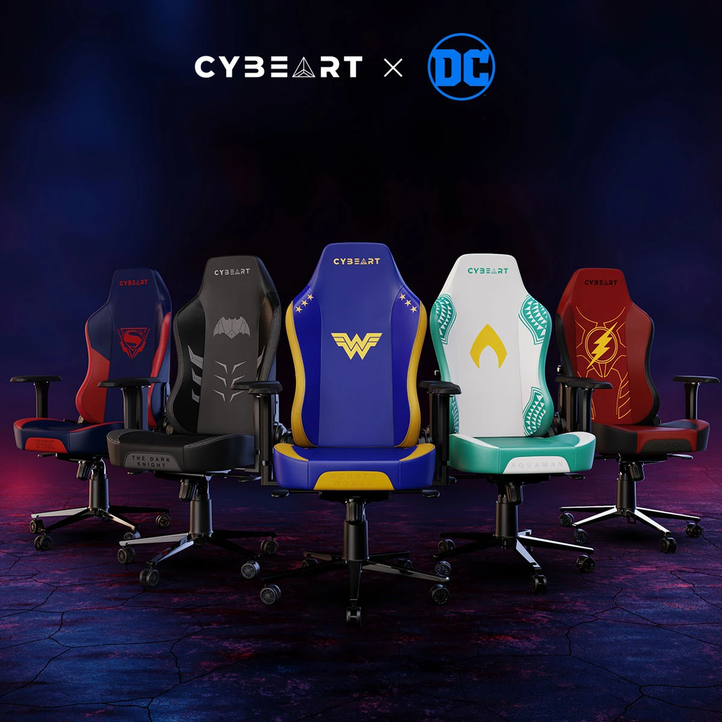 Cybeart's DC collection of gaming chairs