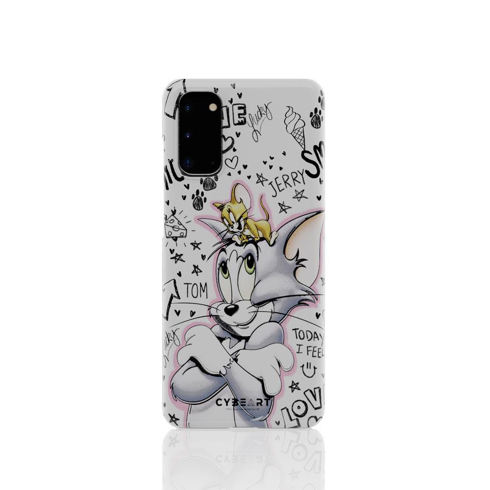 Tom & Jerry Scribble Art Phone Case |Tom and Jerry Phone Case – Cybeart