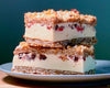Oatmeal ice cream sandwiches with Fortune Favors candied pecans