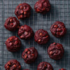 Red velvet pecan cookies