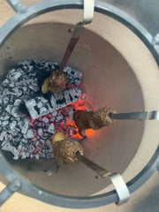 Cooking in a Tandoori oven