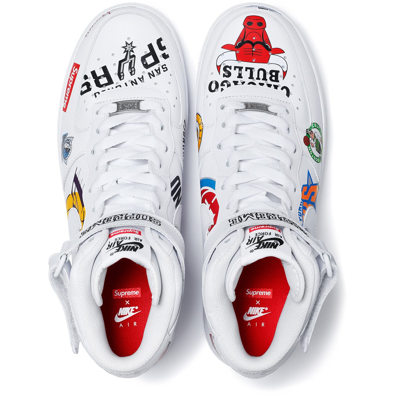 supreme nba nike air force 1 mid