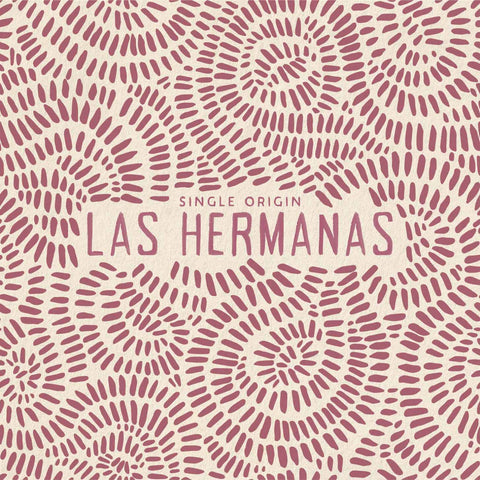 artistic treatment for peet's las hermanas medium roast - a drawing inspired by the artwork of the region