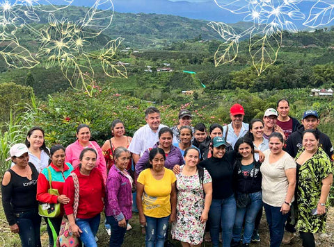 Women coffee growers in Colombia - Peet's partners in producing 2023 Anniversary Blend