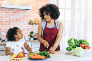 Eating fruits and vegetables can make a difference to children's mental well-being.