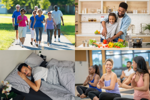 Help keep your immune system fit with good exercise, healthy diet, quality sleep and stress reduction techniques.