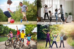 Exercise has many health benefits for kids.