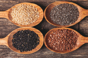 Lignans found in flaxseeds and sesame seeds are excellent for gut health.