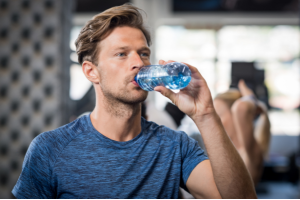 Drinking from plastic water bottles can contribute to gynecomastia, or man boobs.