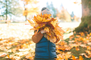 Mold from autumn leaves can exacerbate allergies.