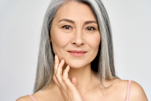 Woman's face - tips for more youthful looking skin.