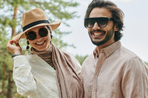 Sunglasses help protect your eyes and keep them healthy.