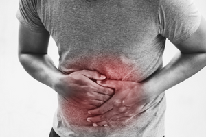 Stomach pain could be a sign of an unhealthy gut.
