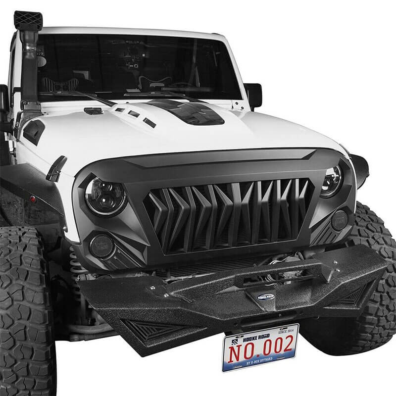 Angry Eye Jeep Wrangler Grill for Jeep Wrangler JK 2007-2018 - imysea