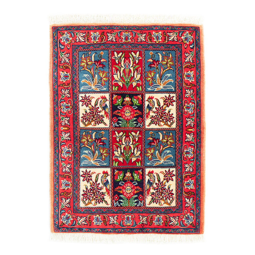 ペルシャ手織り絨毯　ウール　玄関マット　バクティアリ　66×90cm