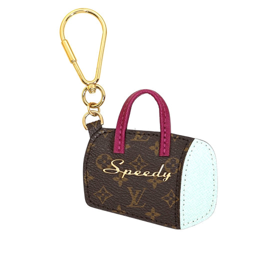 Speedy 25 with twilly and charm  Scarf on bag, Louis vuitton