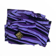 Vintage Biba purple stripe jersey fabric