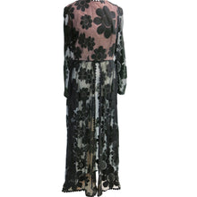 Load image into Gallery viewer, 1960s Lace and Acetate Flower Power Pant Suit - shopcurious
