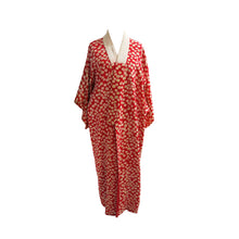Load image into Gallery viewer, Golden Flower Vintage Kimono - ShopCurious
