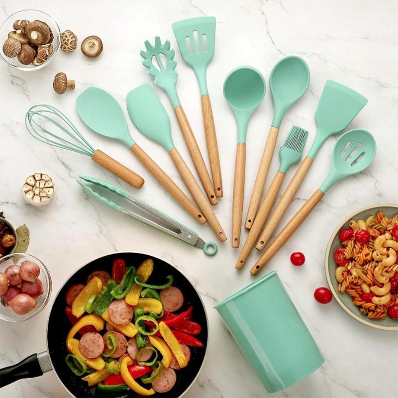 3-In-1 Teak Kitchen Utensils » FAAYHaus®