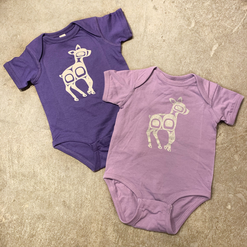 baby purple onesie