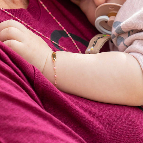 10K Yellow Gold Baby & Toddler Bismark Link Bracelet – Exotic Diamonds